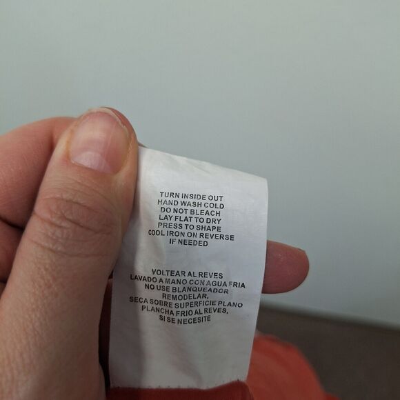 Altar’d State Mini Skirt Lightweight High Waisted Floral Orange Women's Size XS - Picture 6 of 11